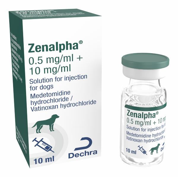 Zenalpha® 0.5 mg/ml + 10 mg/ml solution for injection for dogs