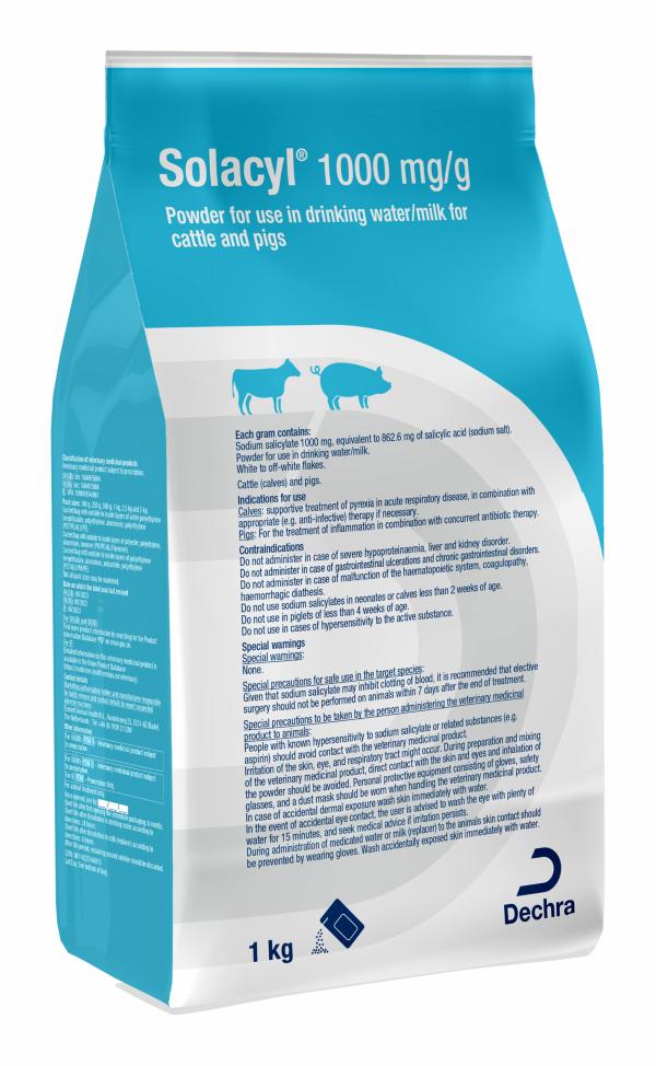 Solaycl 1000 mg/g Powder For Oral Solution For Cattle And Pigs
