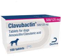 Clavubactin 500/125 mg Tablets For Dogs