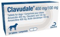 Clavudale 400mg/100mg tablets for dogs