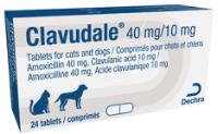 Clavudale 40mg/10mg tablets for cats and dogs