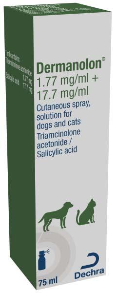 1.77 mg/ml + 17.7 mg/ml Cutaneous Spray, Solution For Dogs And Cats