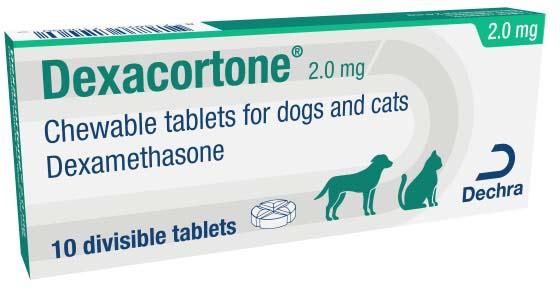 Dexacortone 2.0 mg chewable tablets for dogs and cats