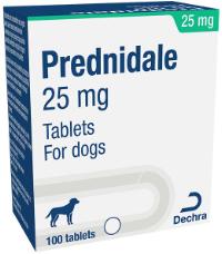 Prednidale 25 mg Tablets For Dogs 