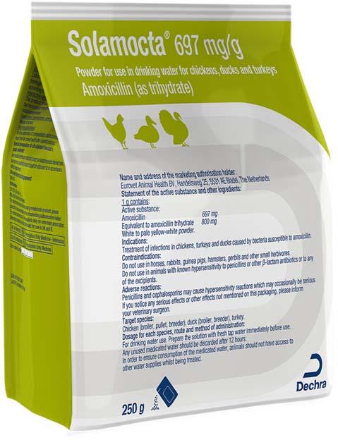 Solamocta 697 mg/g Powder