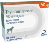Thyforon Flavoured 800 mcg Tablets For Dogs
