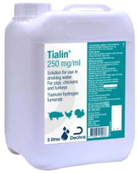 Tialin 250 mg/ml Solution For Use In Drinking Water For Pigs, Chickens And Turkeys
