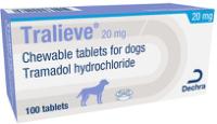 Tralieve 20 mg Chewable Tablets For Dogs