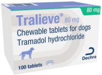 Tralieve 80 mg Chewable Tablets For Dogs