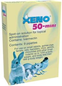 Xeno 50-Mini Spot-On Solution For Topical Administration