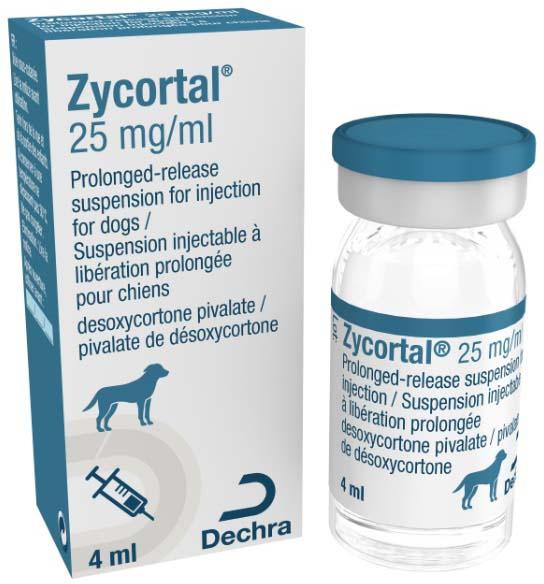 Zycortal 25 mg/ml Prolonged-Release Suspension For Injection For Dogs