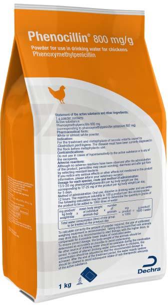 800 mg/g Powder For Use In Drinking Water For Chickens